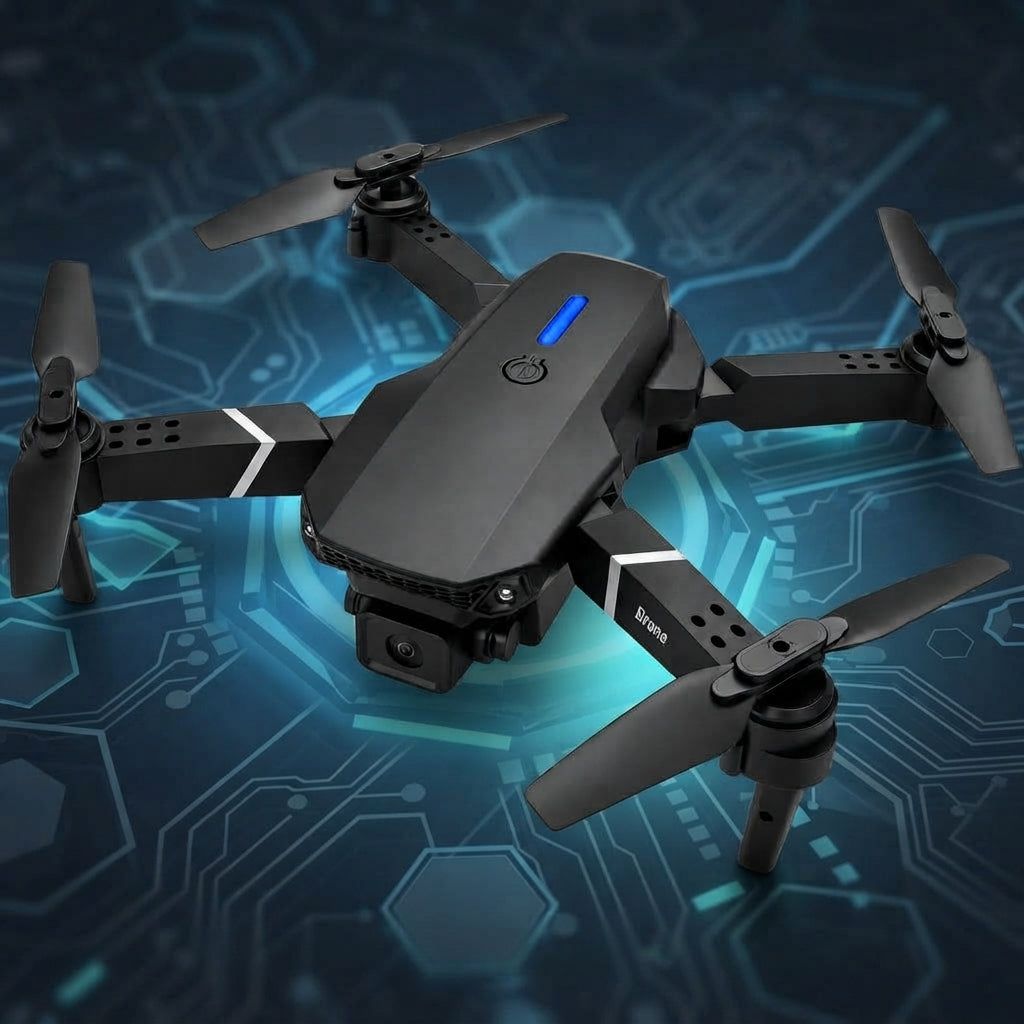 Foldable Dual Camera Drone with HD WiFi Camera, Obstacle Avoidance & Altitude Hold