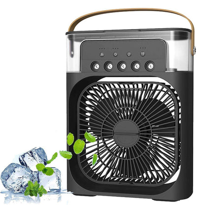 Mini Portable Air Cooler Fan with Evaporative Cooling | 3-Speed Personal Air Conditioner