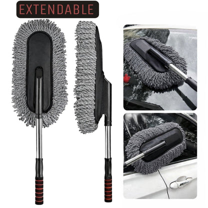 Extendable Car Duster Cleaning Mop Durable Lightweight Scratch Free Microfiber Practical Choice For Vehicle Interior And Exterior Cleaning