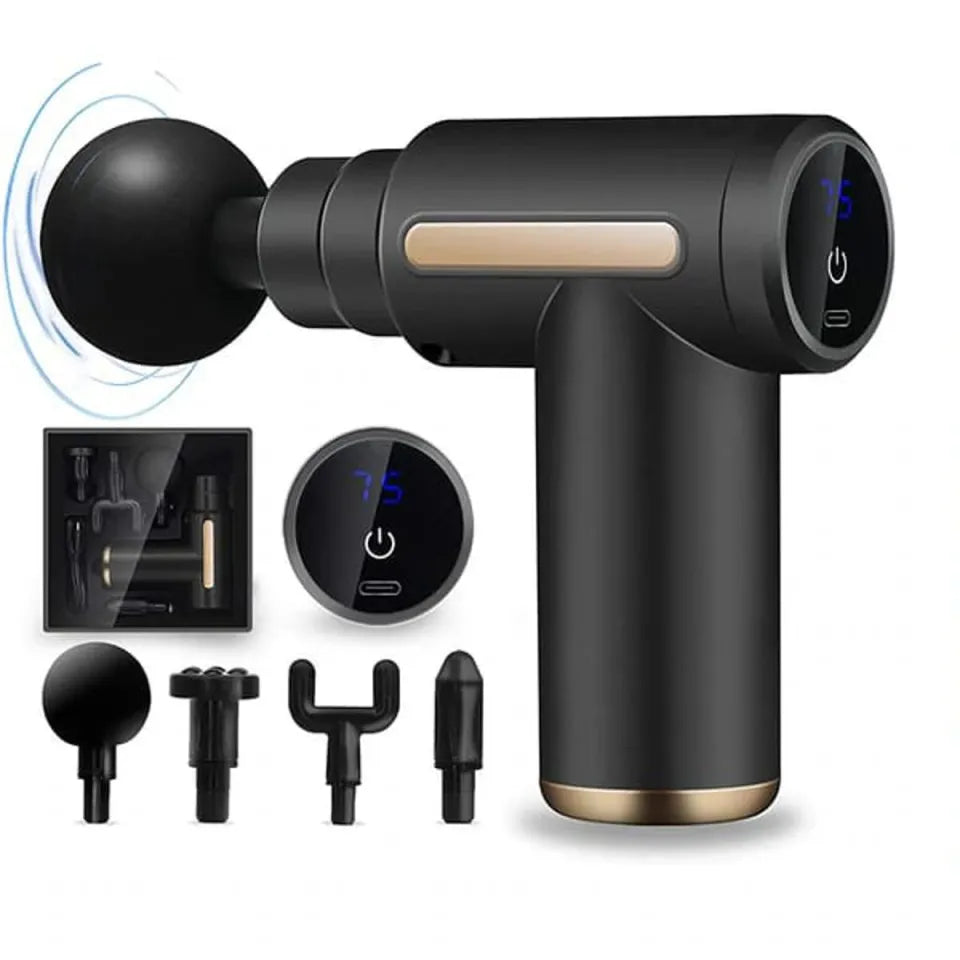 Portable Electric Fascia Gun – Handheld Body Massager
